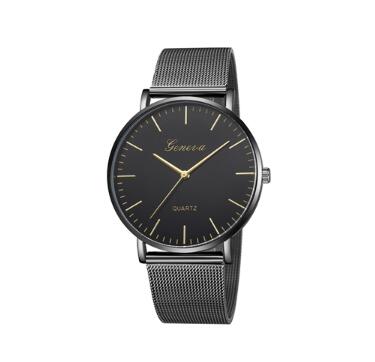 Geneva Couples Casual Quartz Watch - Stainless Steel Bracelet - Timeless Elegance