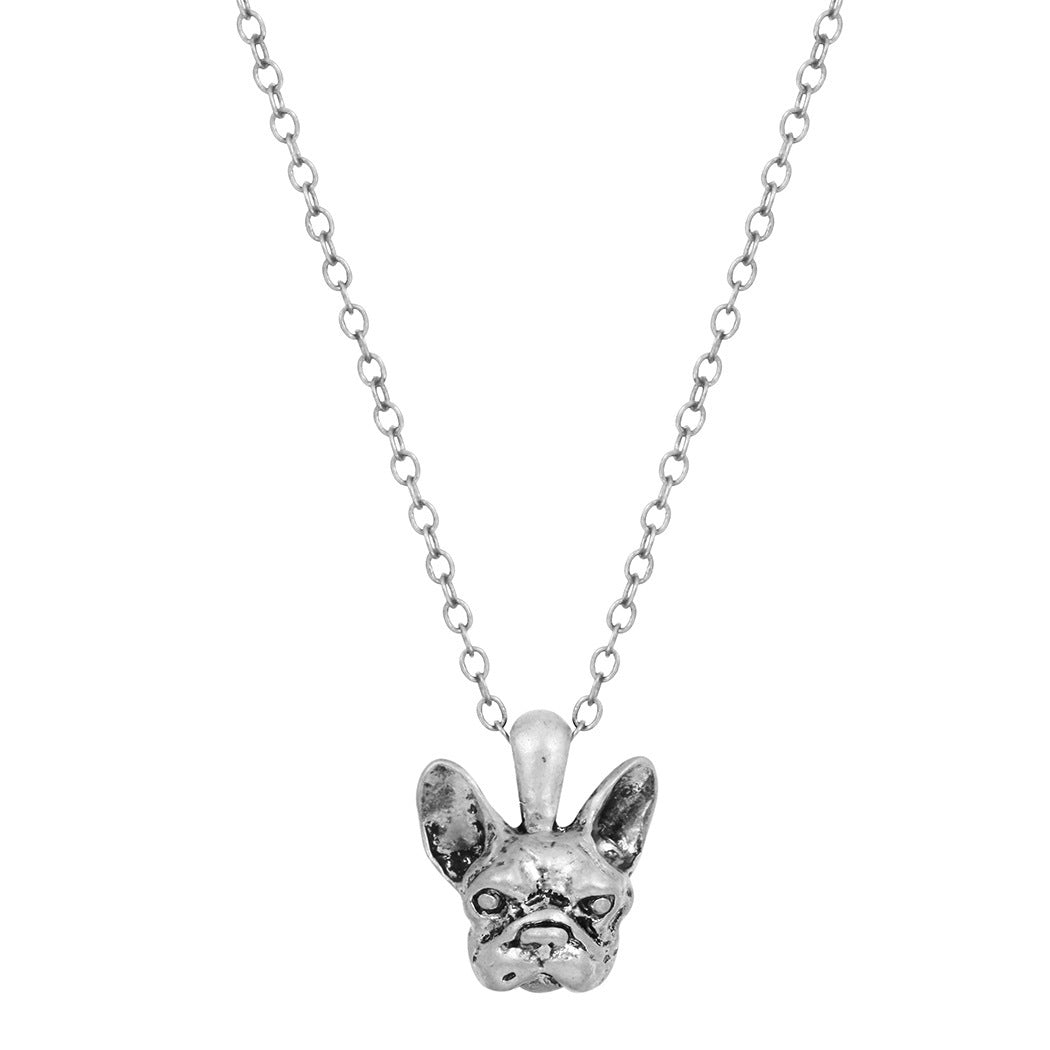 French Bulldog Pendant Necklace - Animal Jewelry