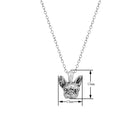 French Bulldog Pendant Necklace - Animal Jewelry