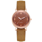 Luminous Quartz Glass Surface Fashion Watch for Women