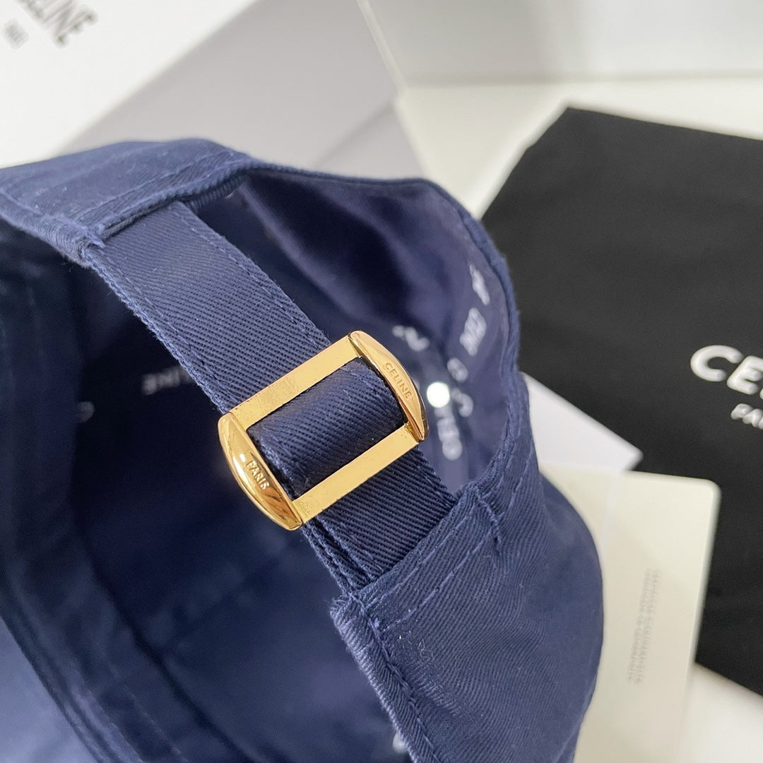 Celin Cap Navy Blue Cotton Twill Fabric 210451