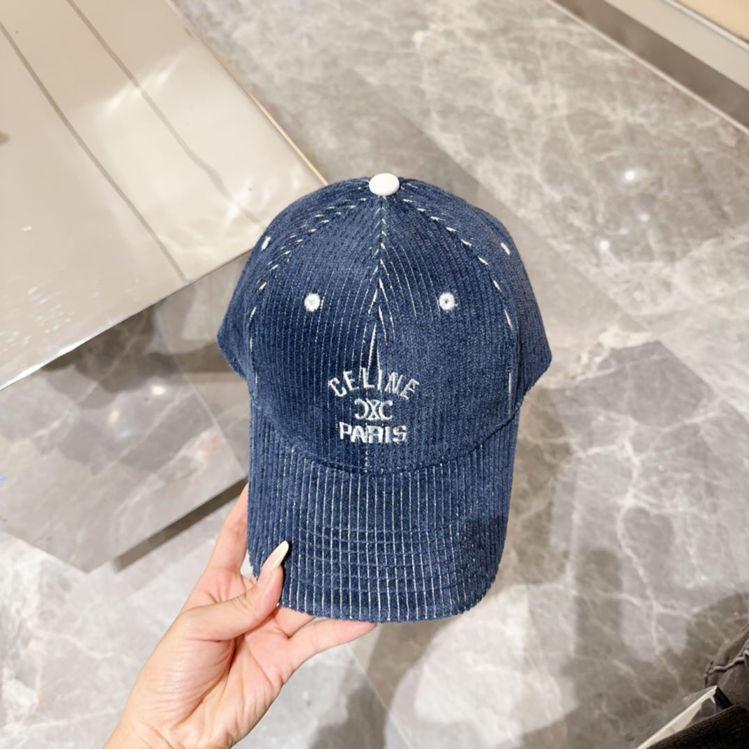 Celin Cap Blue Cotton Fabric 210414