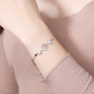 Fawn 925 Silver Diamond Bracelet for Women with Intricate Diamond Detailing