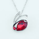 Cute Bunny Pendant Necklace - Women's Crystal Fashion Jewelry