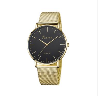 Geneva Couples Casual Quartz Watch - Stainless Steel Bracelet - Timeless Elegance