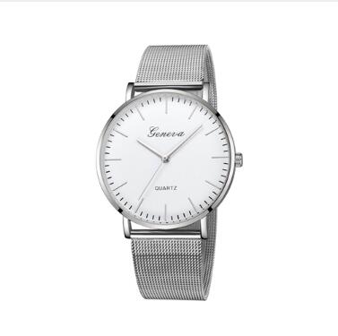 Geneva Couples Casual Quartz Watch - Stainless Steel Bracelet - Timeless Elegance