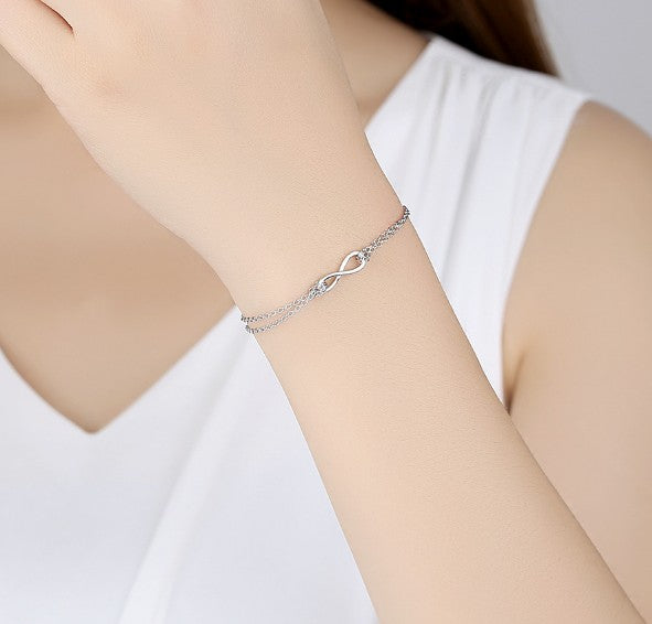 Eternal Love S925 Sterling Silver Bracelet Radiant Elegance