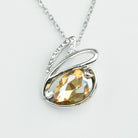 Cute Bunny Pendant Necklace - Women's Crystal Fashion Jewelry