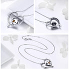 Cute Koala Necklace - 925 Silver Pendant with Adorable Koala Design