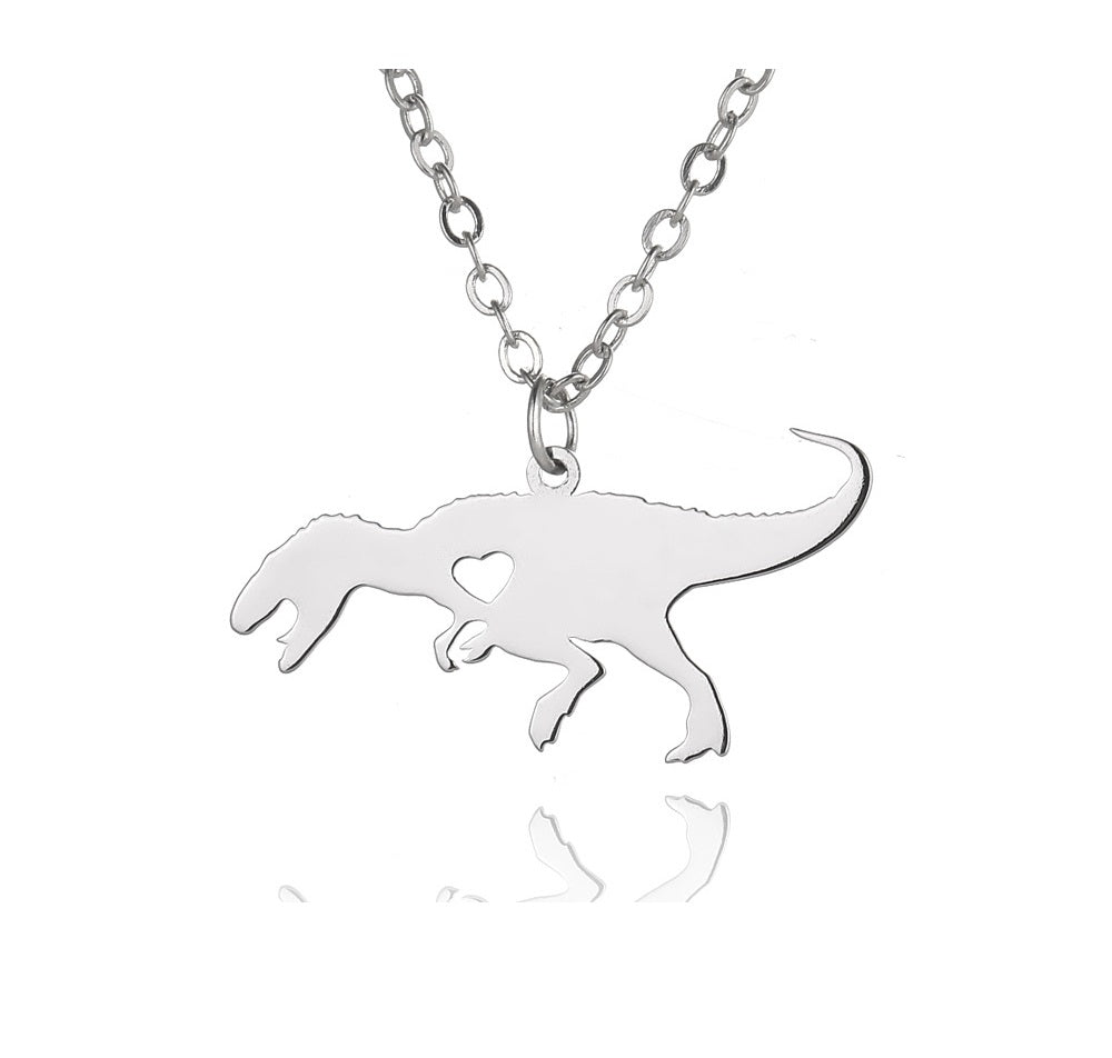 European American Cute Dinosaur Necklace Pendant