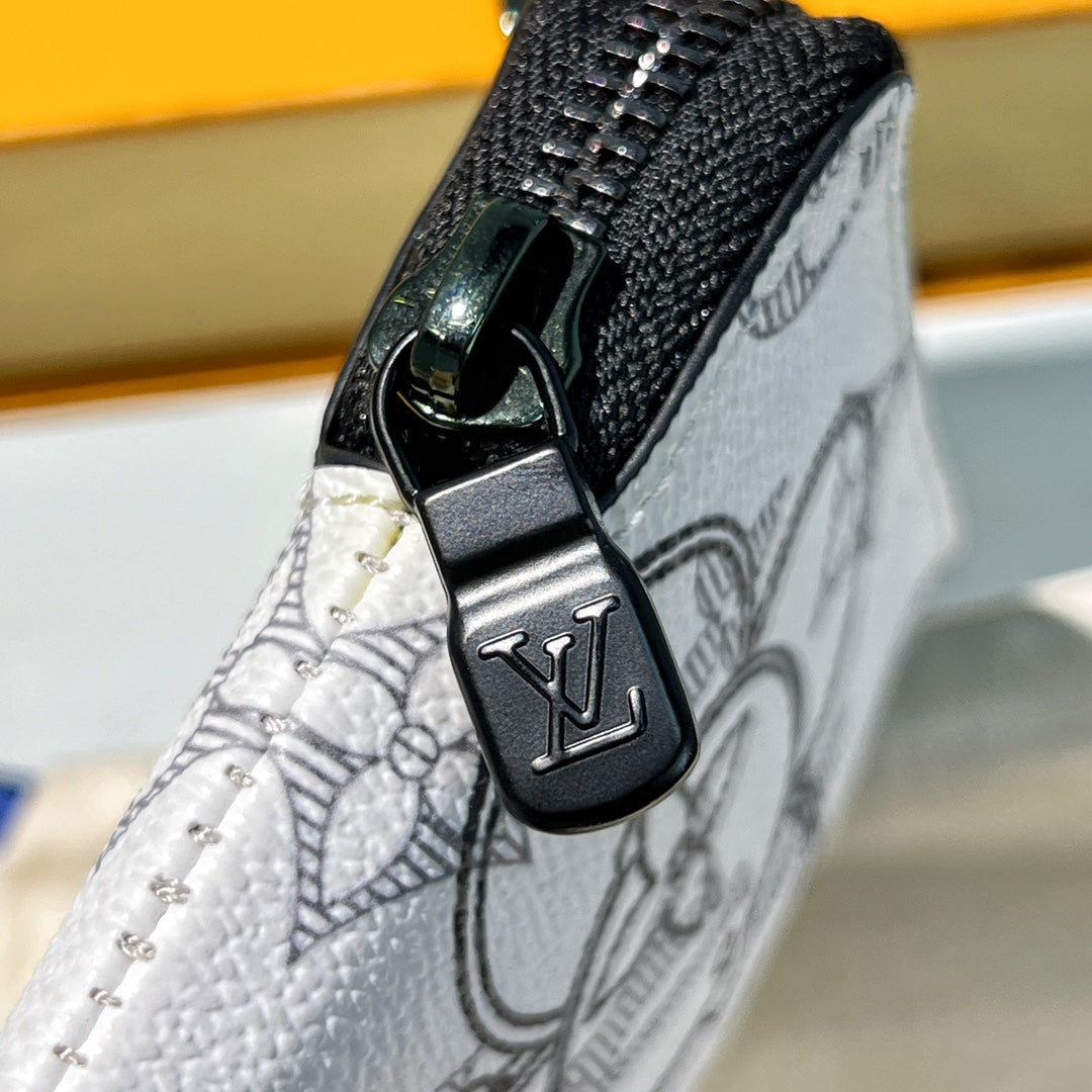 LV Sunflower Key Pouch & Coin Purse Charm