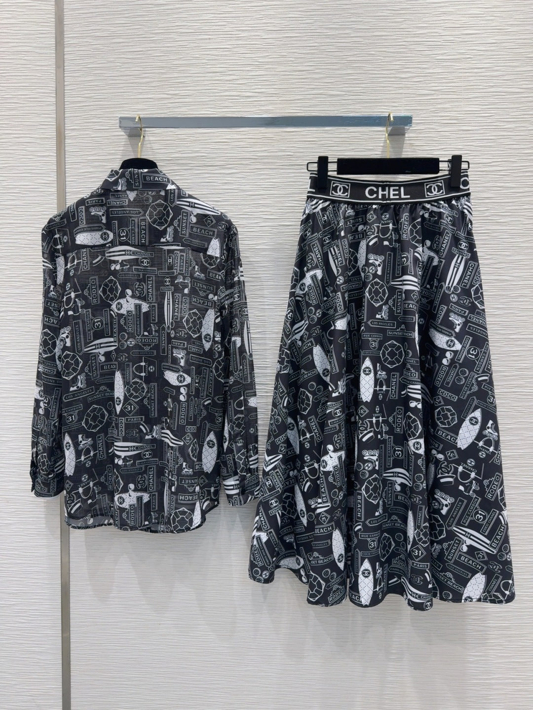 CC 25 Shirt and Long Skirt Polyester Fiber