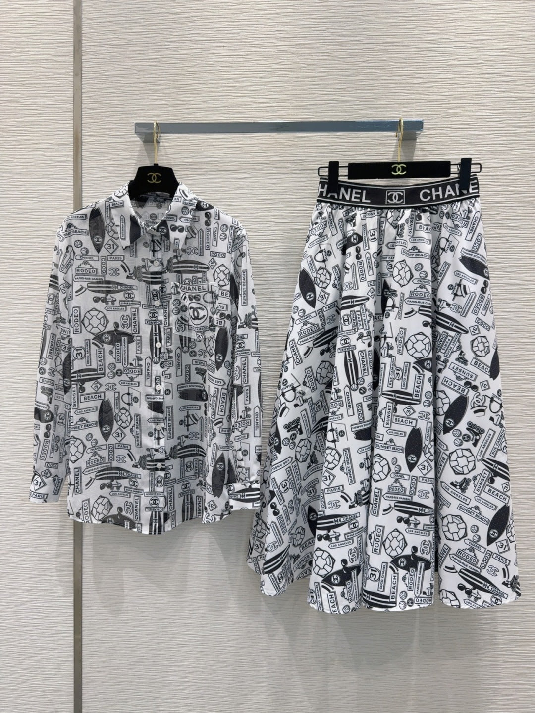 CC 25 Shirt and Long Skirt Polyester Fiber