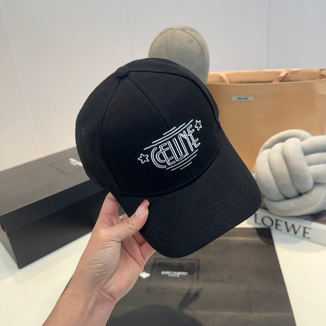 Celin Cap Black Cotton Fabric 210332