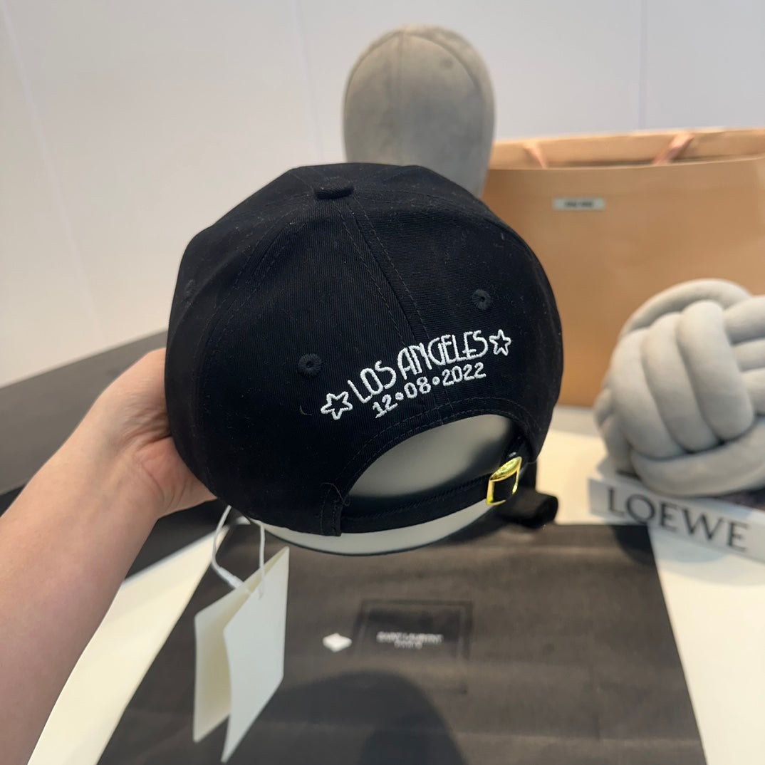 Celin Cap Black Cotton Fabric 210332