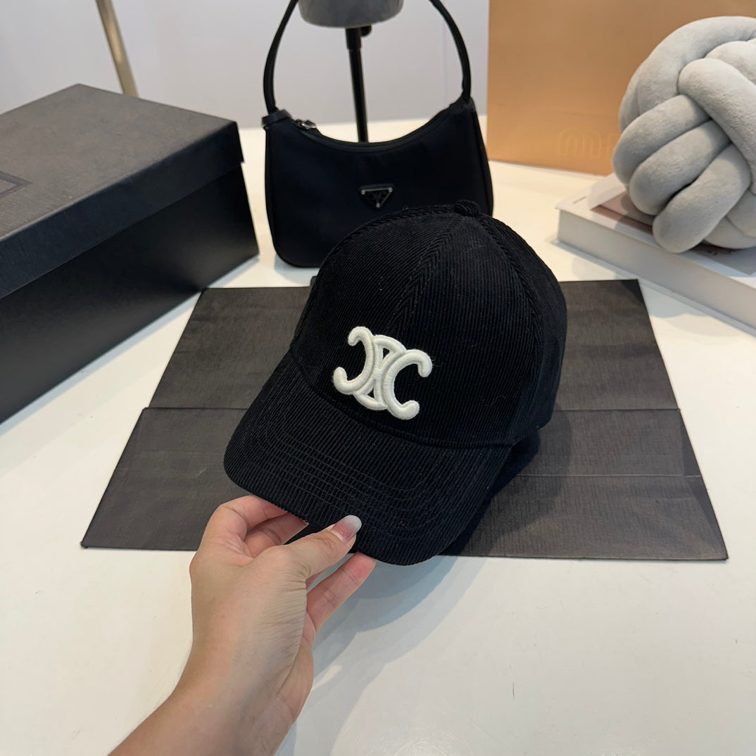 Celin Cap Black Cotton Fabric 210412