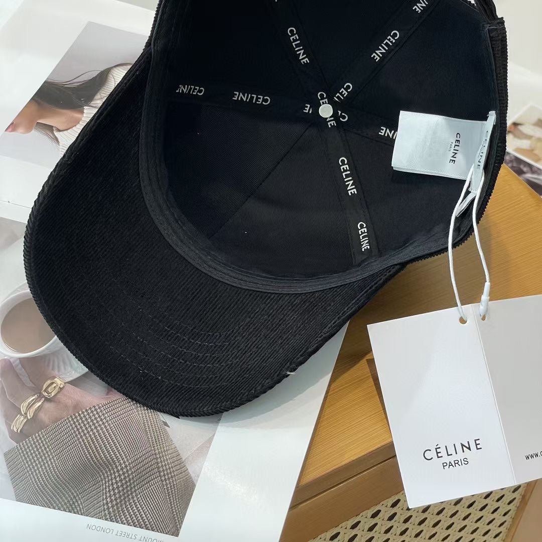 Celin Cap Black Cotton Fabric 210407