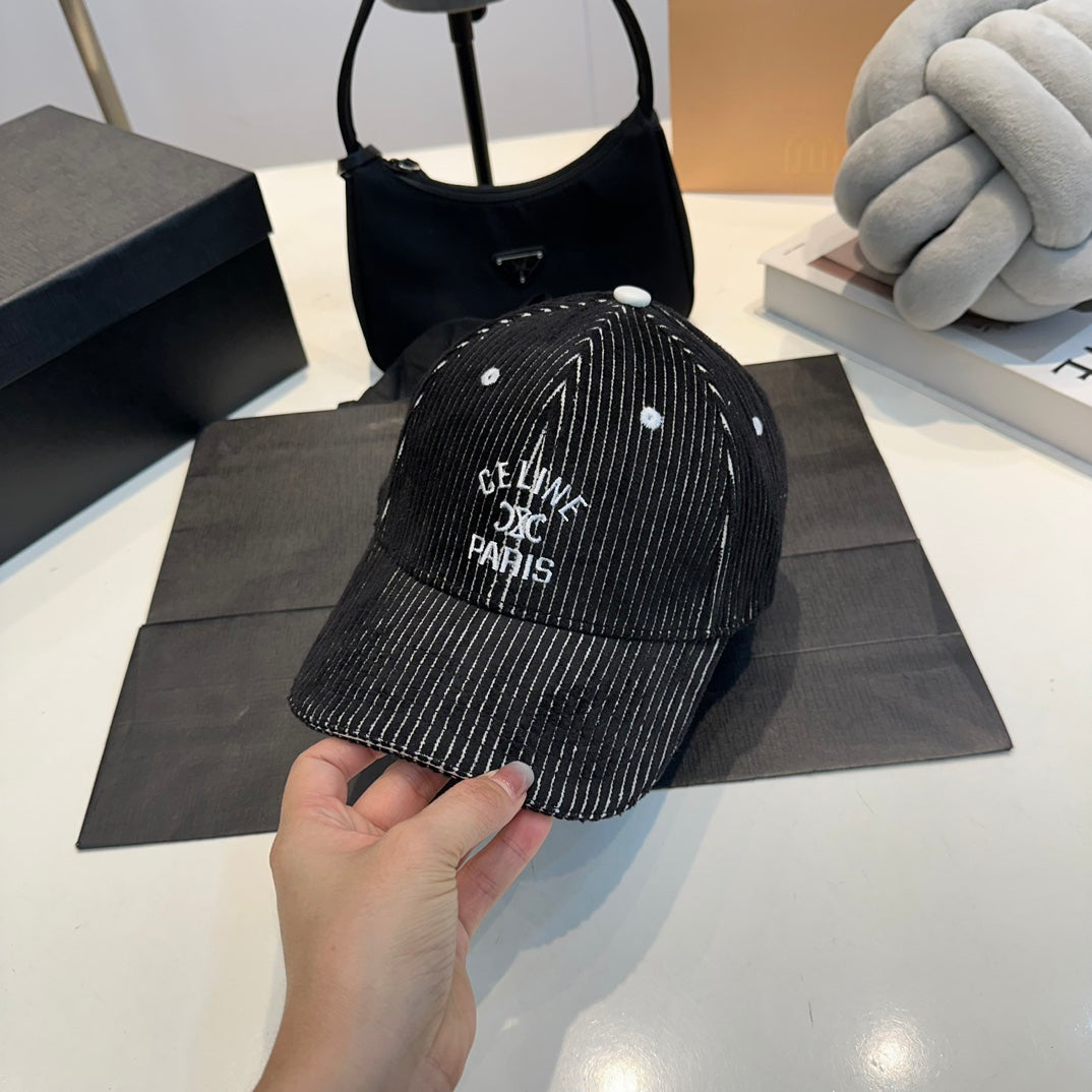 Celin Cap Black Cotton Fabric 210435