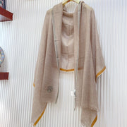 SCARF 180 CM IN CAMEL BROWN CASHMERE 388146