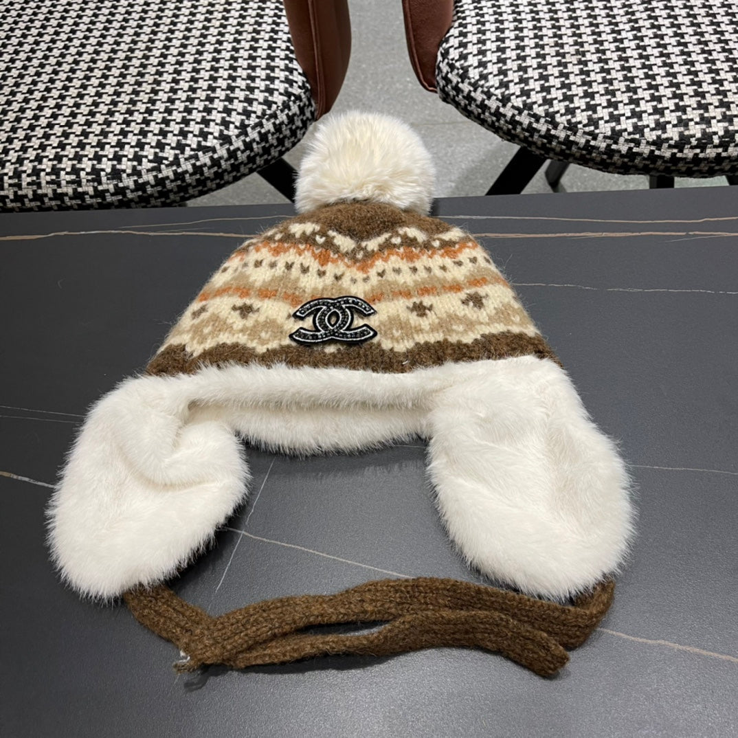 PLUSH WINTER HAT COLORFUL 431204